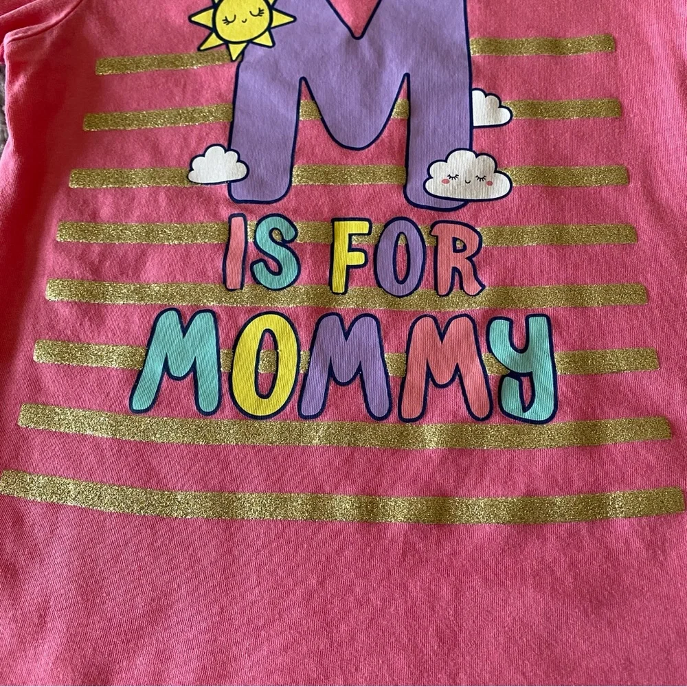 The Children’s Place Girls 5T Back to School LOT of Two Short Sleeve Shirts ABC